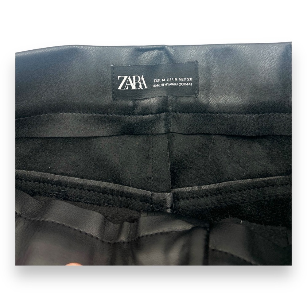 zara faux leather pants - Picture 2 of 5